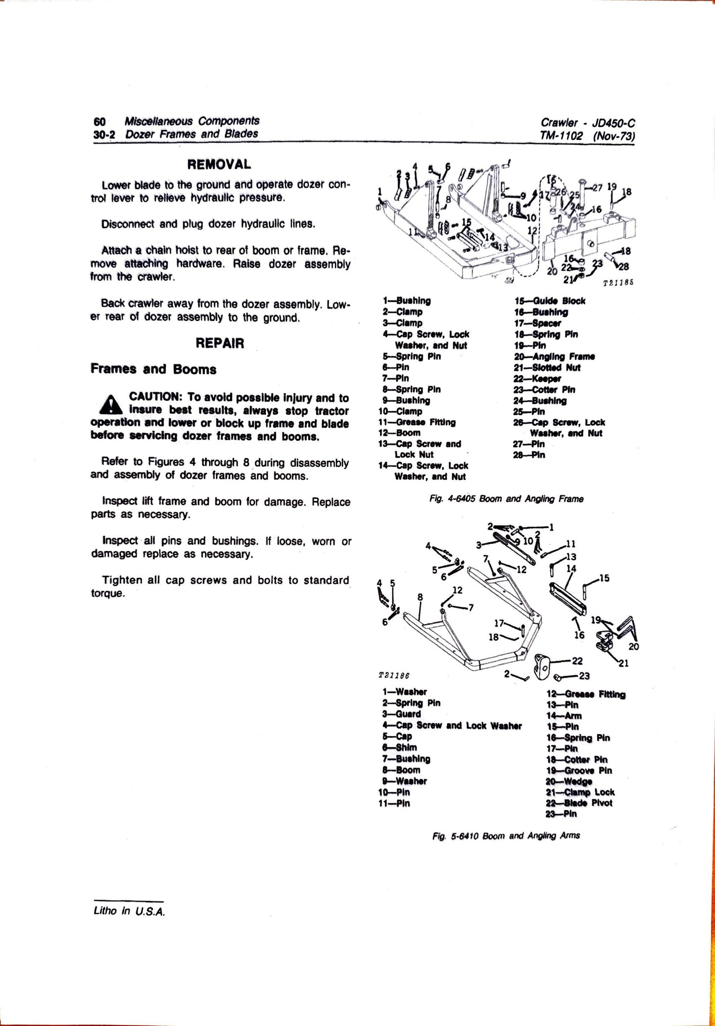 John Deere 450C crawler technical manual - TM1102 - digital version