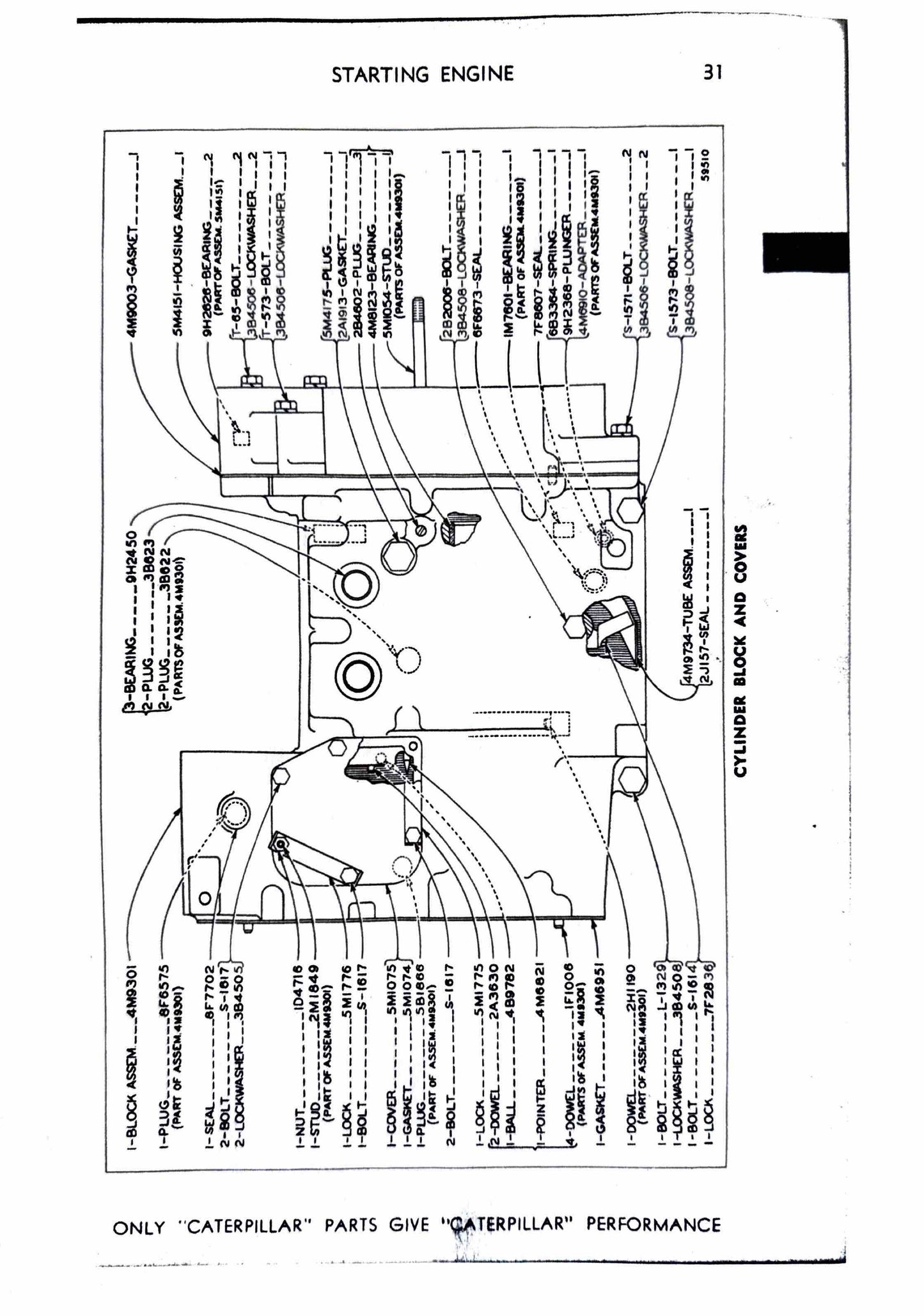 Caterpillar 12 Motor Grader Parts manual s/n 21F and up - digital version
