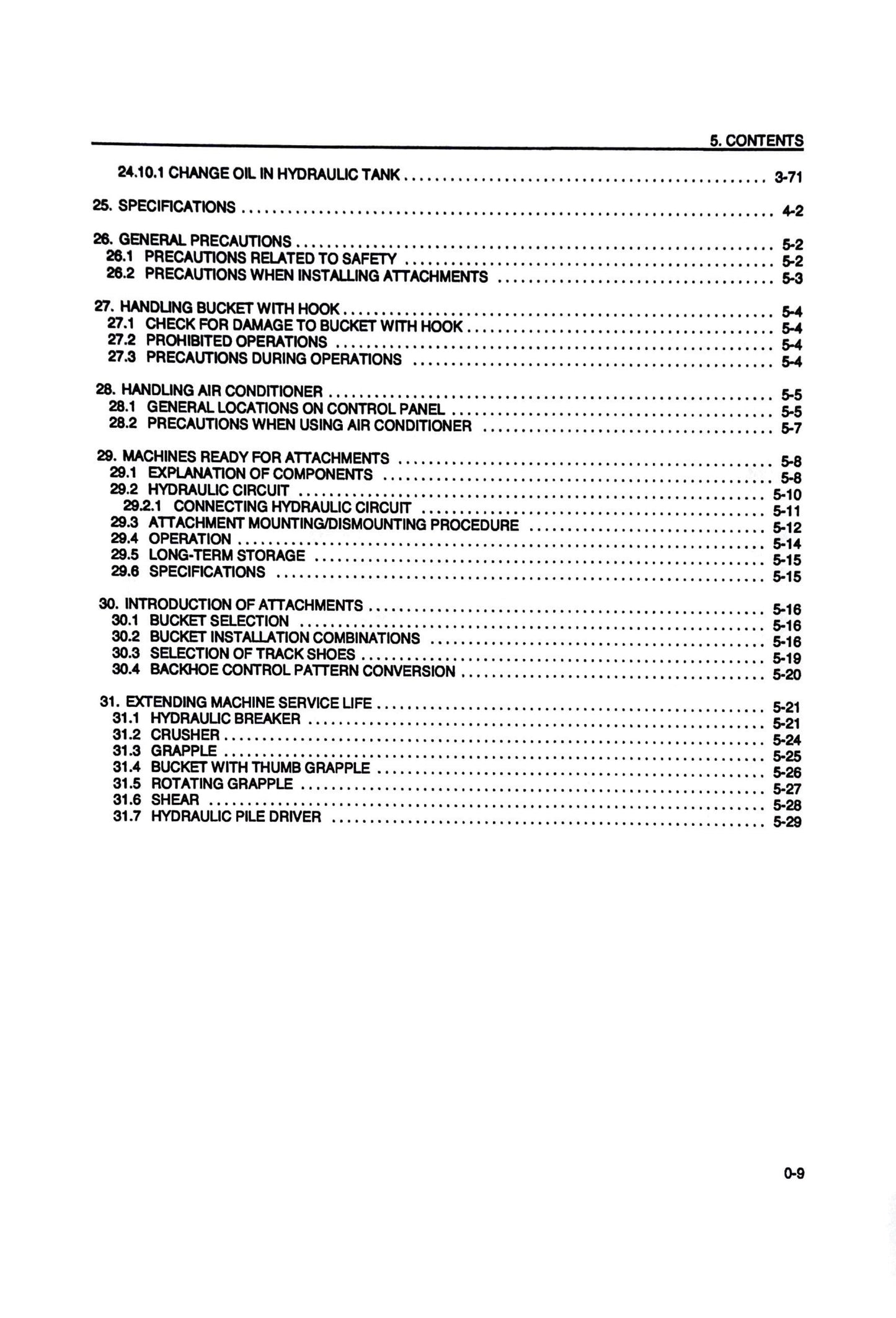 Komatsu PC200, PC200LC-6, PC210LC-6, PC220LC-6, PC250LC-6 Hydraulic Excavators Operation & Maintenance Manual - CEAM001200 Digital version
