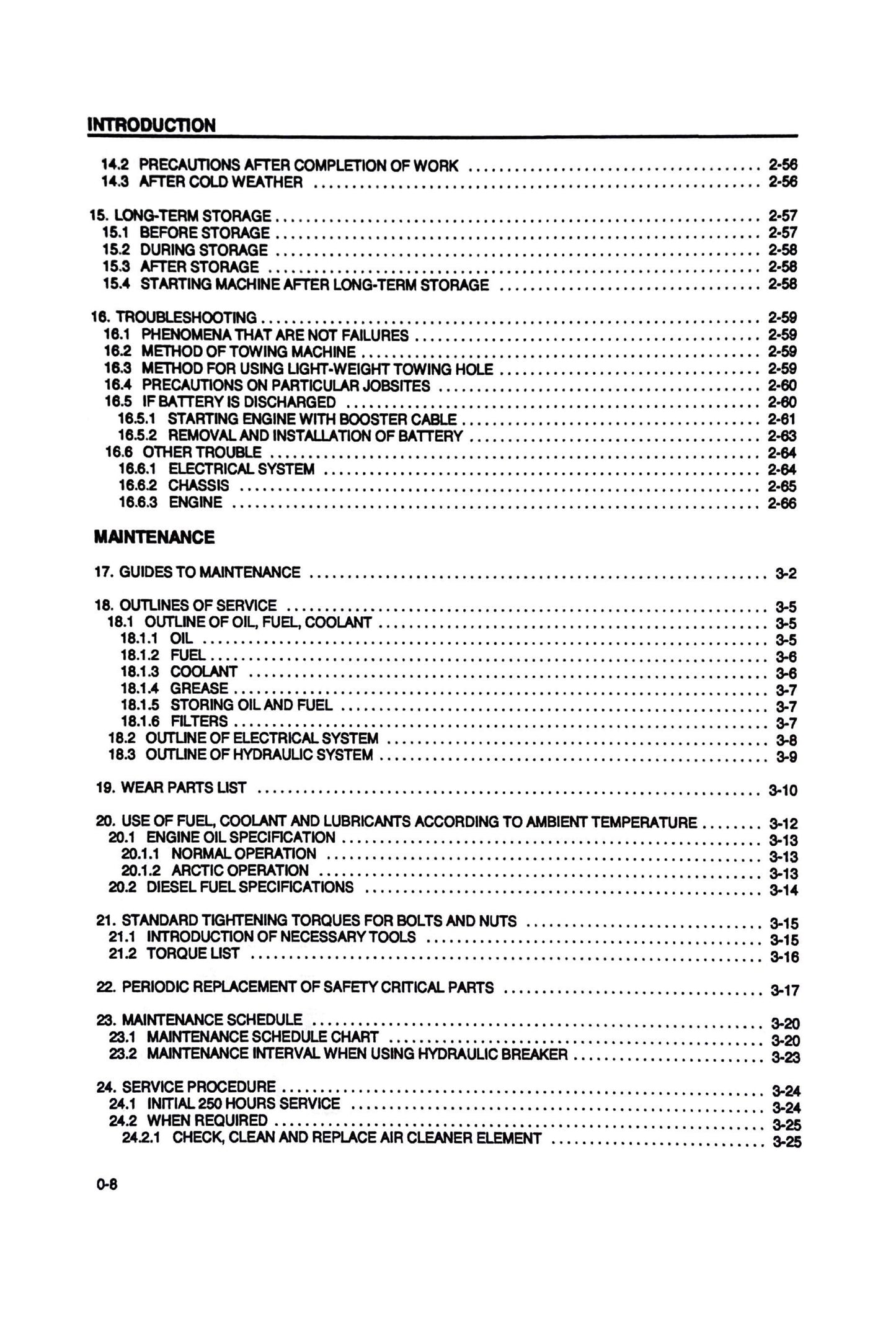 Komatsu PC200Z-6LE Hydraulic Excavator Operation & Maintenance Manual - CEAM001800 Digital version