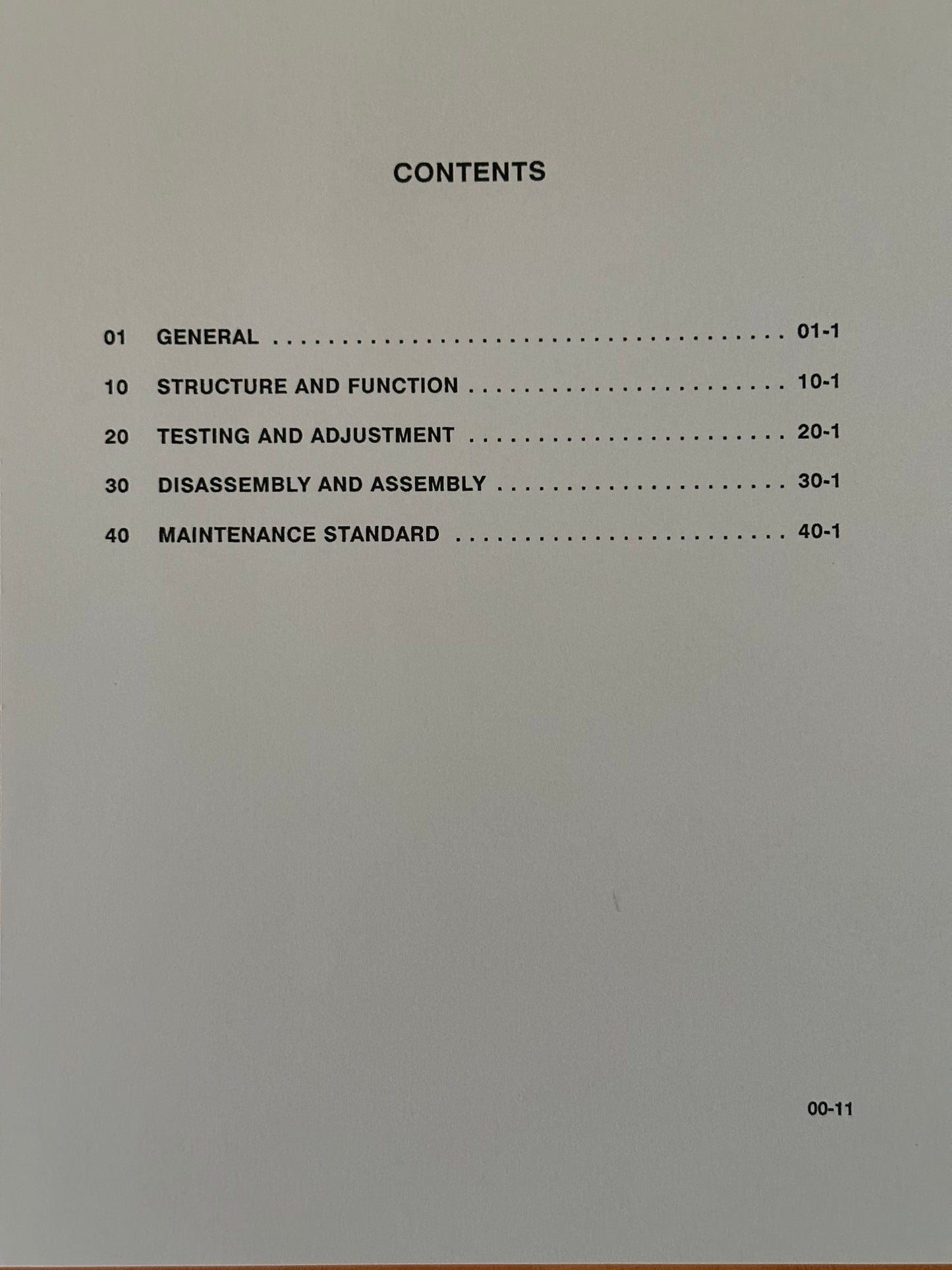 Komatsu PC200-6, PC200LC-6, PC210LC-6, PC220LC-6, PC250LC-6 Excavators Shop Manual - CEBMX20601 Digital version