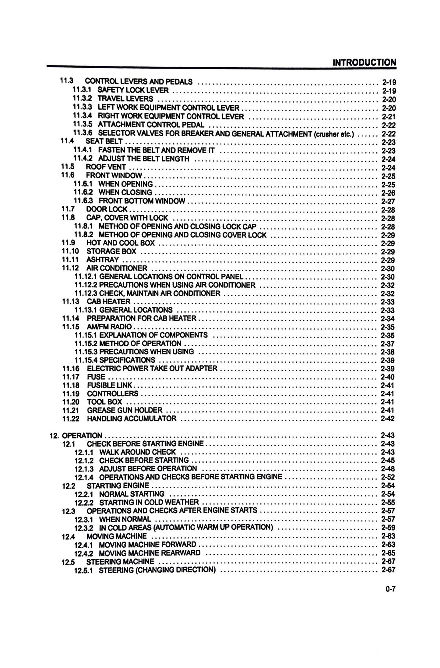 Komatsu PC270LC-6 Hydraulic Excavator s/n A83001 and up - Operation & Maintenance Manual - CEAM003400 Digital version