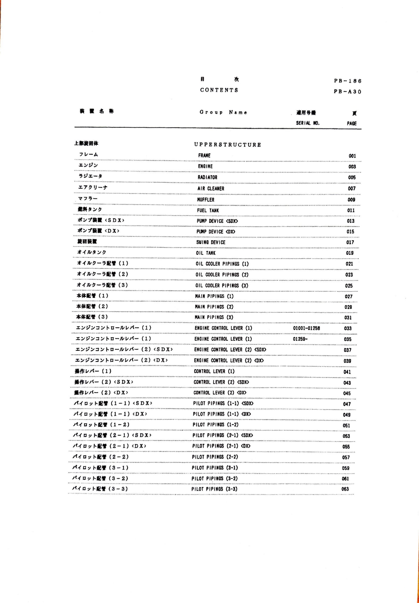 Hitachi EX150 Excavator Parts Catalog P133-1-7 Digital version
