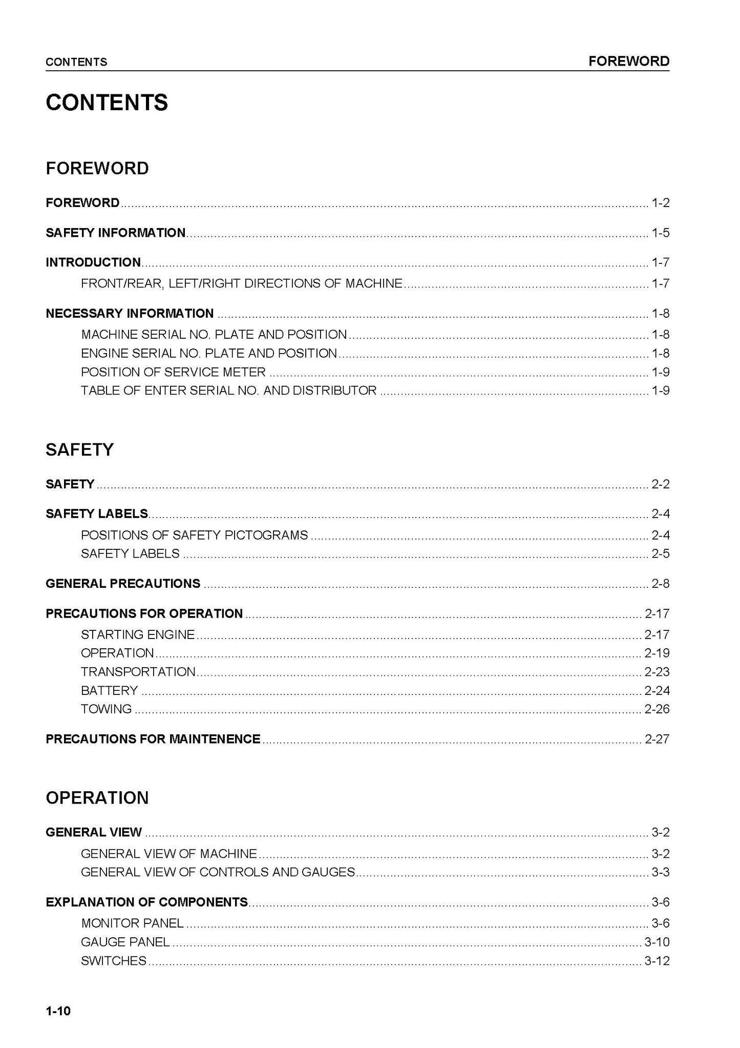 Komatsu D65EX-12, D65PX-12 bulldozer Operation and Maintenance manual - digital copy SEAM007209T