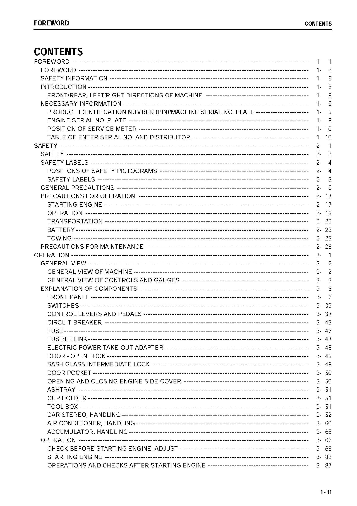 Komatsu D65EX-15, D65PX-15, D65WX-15 bulldozers Operation and maintenance manual - digital version TEN00013-00