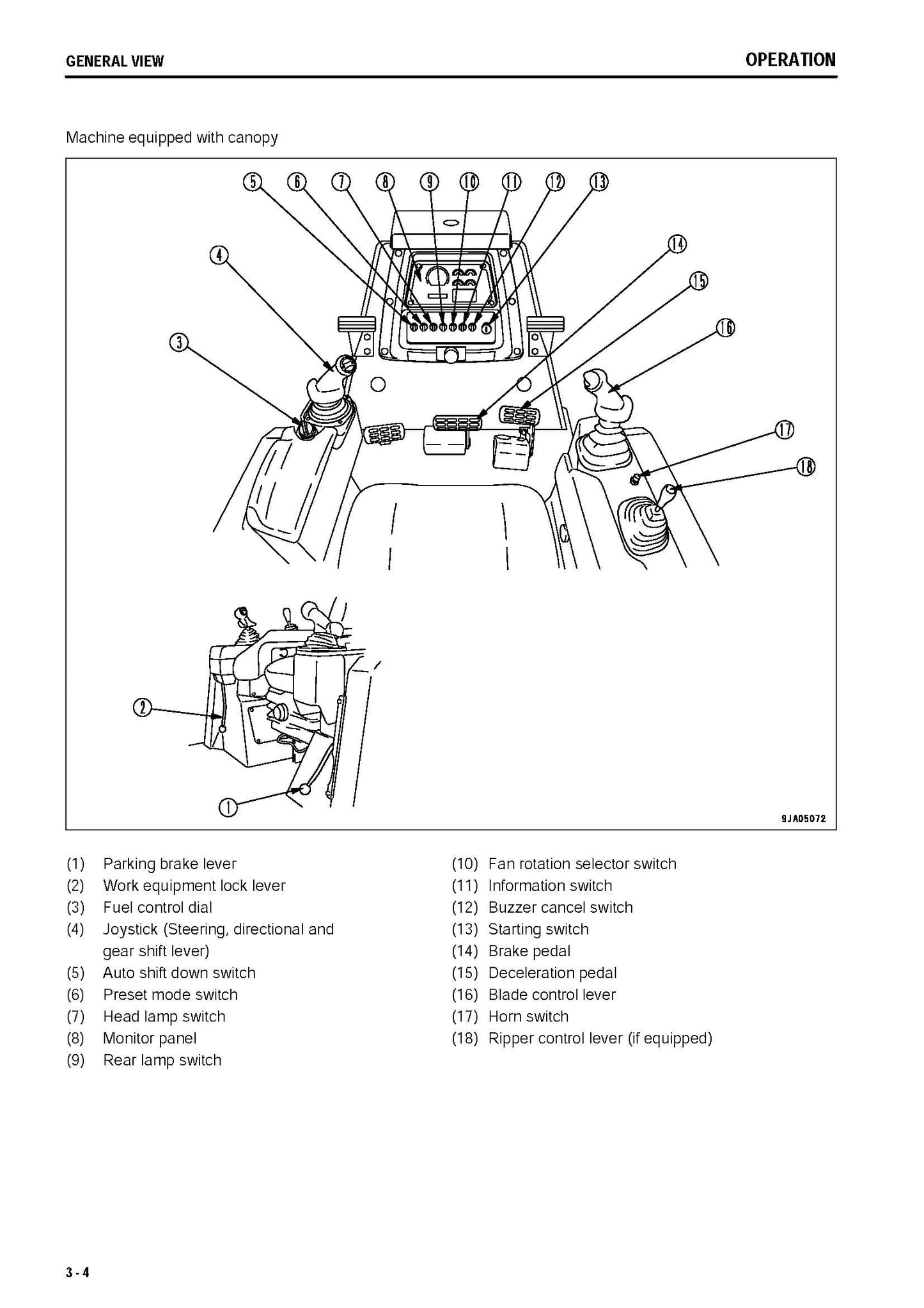 Komatsu D65EX-15, D65PX-15, D65WX-15 bulldozers Operation and maintenance manual - digital version TEN00013-00