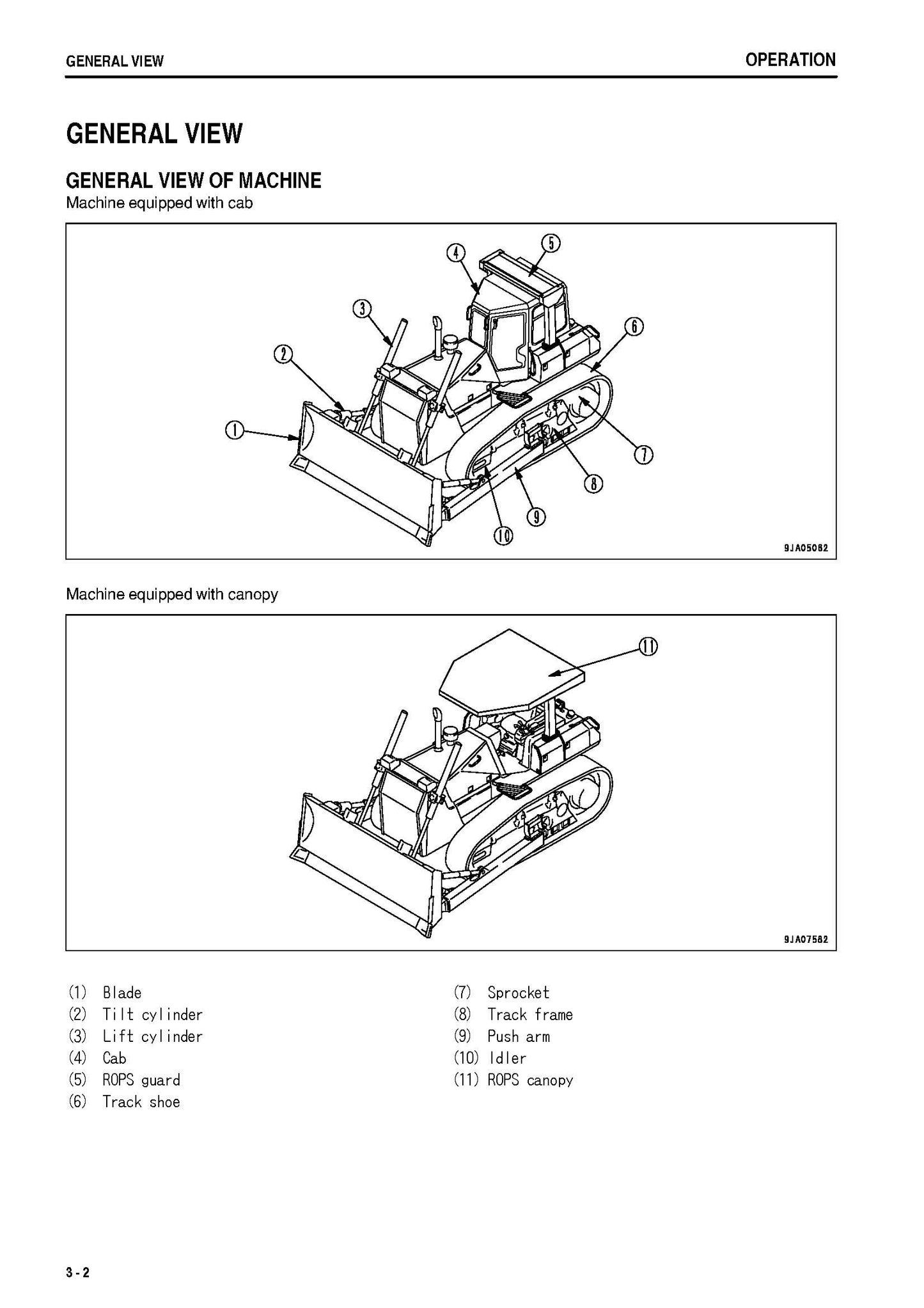 Komatsu D65EX-15, D65PX-15, D65WX-15 bulldozers Operation and maintenance manual - digital version TEN00057-00