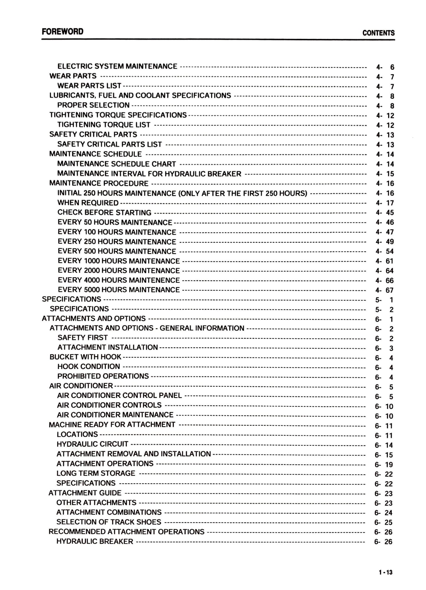 Komatsu PC138US-2, PC138USLC-2 Hydraulic Excavator Operation and Maintenance Manual - SEAM035409T Digital version