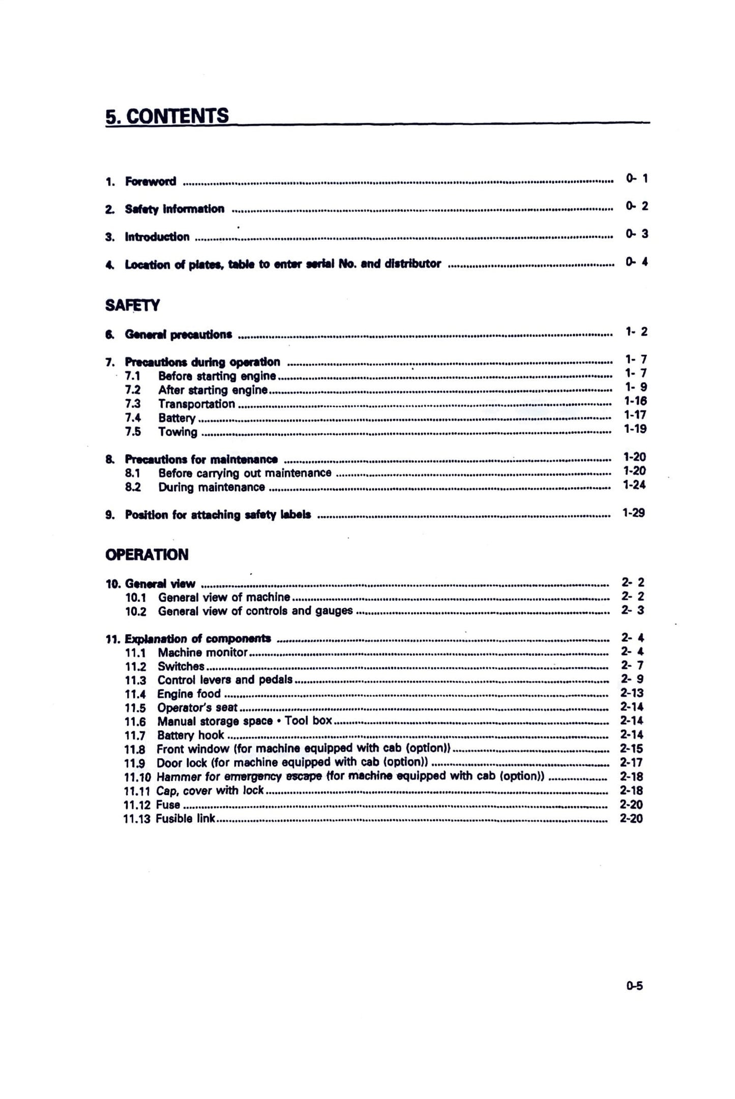 Komatsu PC12R-8 PC15R-8 mini excavator Operation and Maintenance Manual - digital version