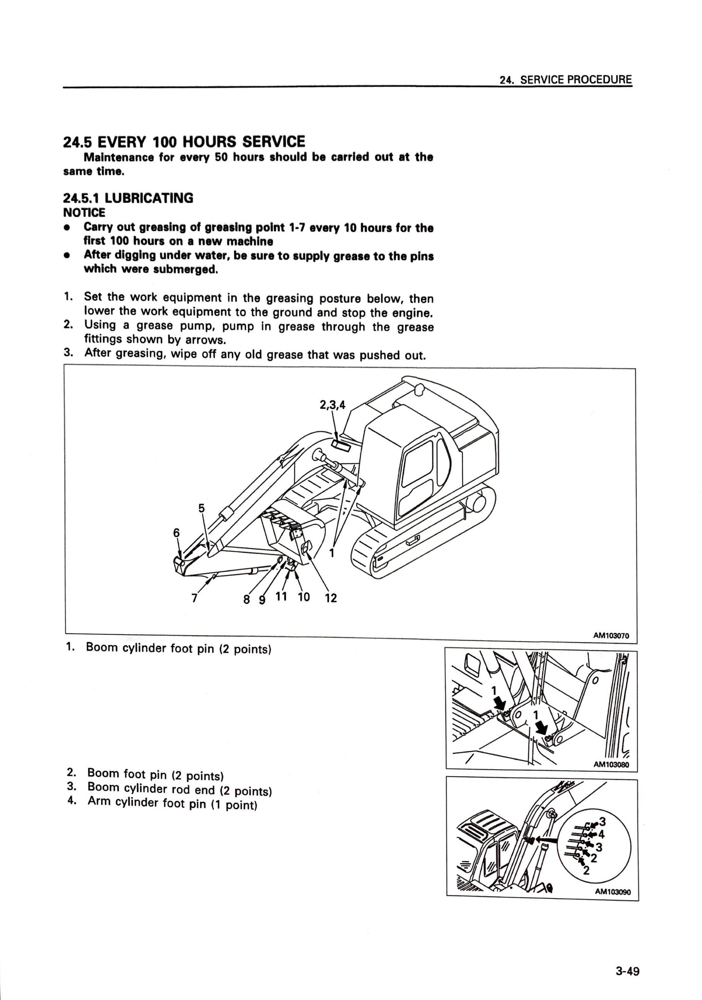 Komatsu PC100-6, PC100L-6, PC120-6, PC120LC-6, PC130-6 Mighty Hydraulic Excavators Operation & Maintenance Manual - SEAM002212T Digital version