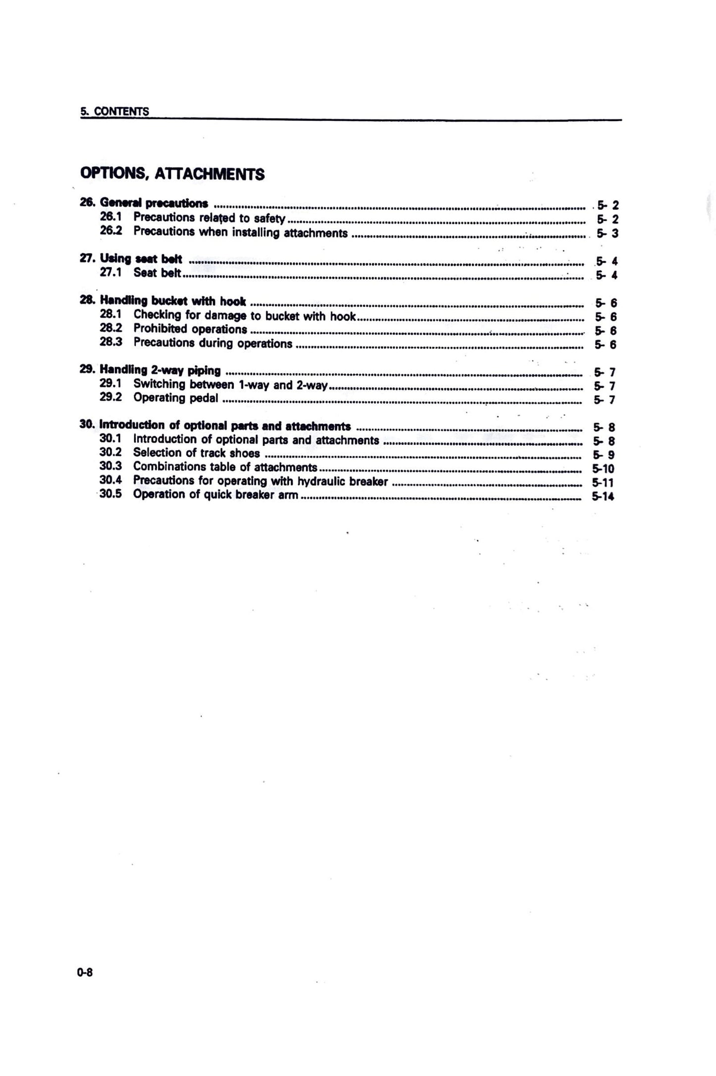 Komatsu PC12R-8 PC15R-8 mini excavator Operation and Maintenance Manual - digital version