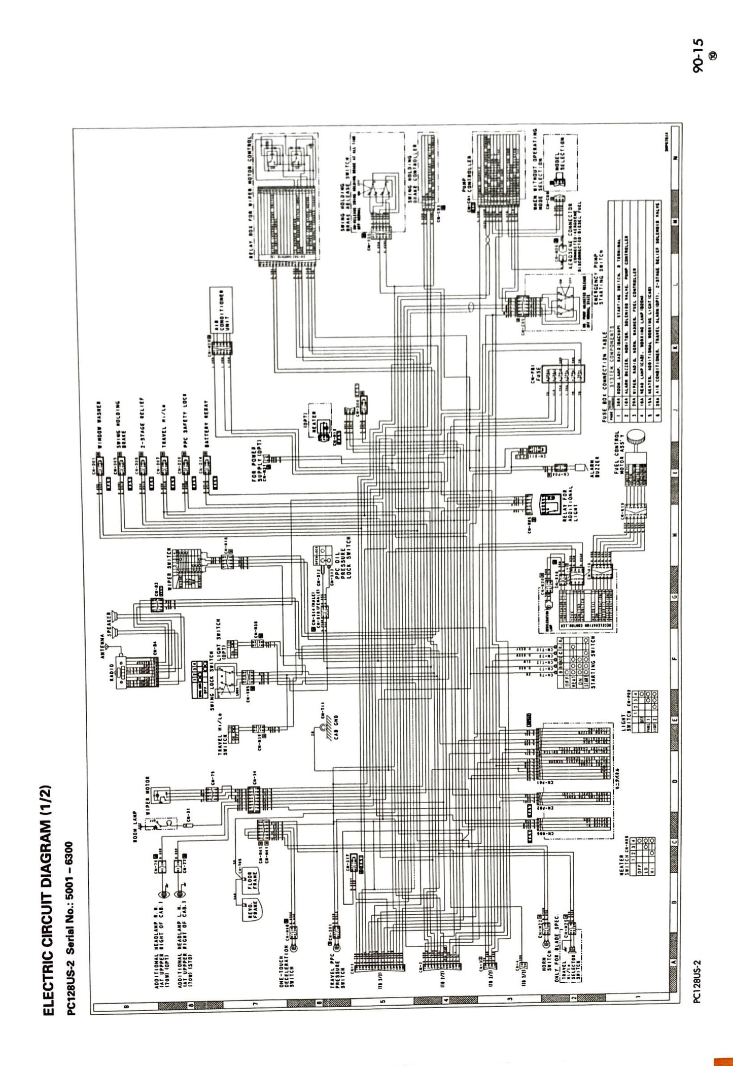Komatsu PC128US-2, PC138US-2, PC138USLC-2 excavators Service Manual - SEBM018417 Digital version