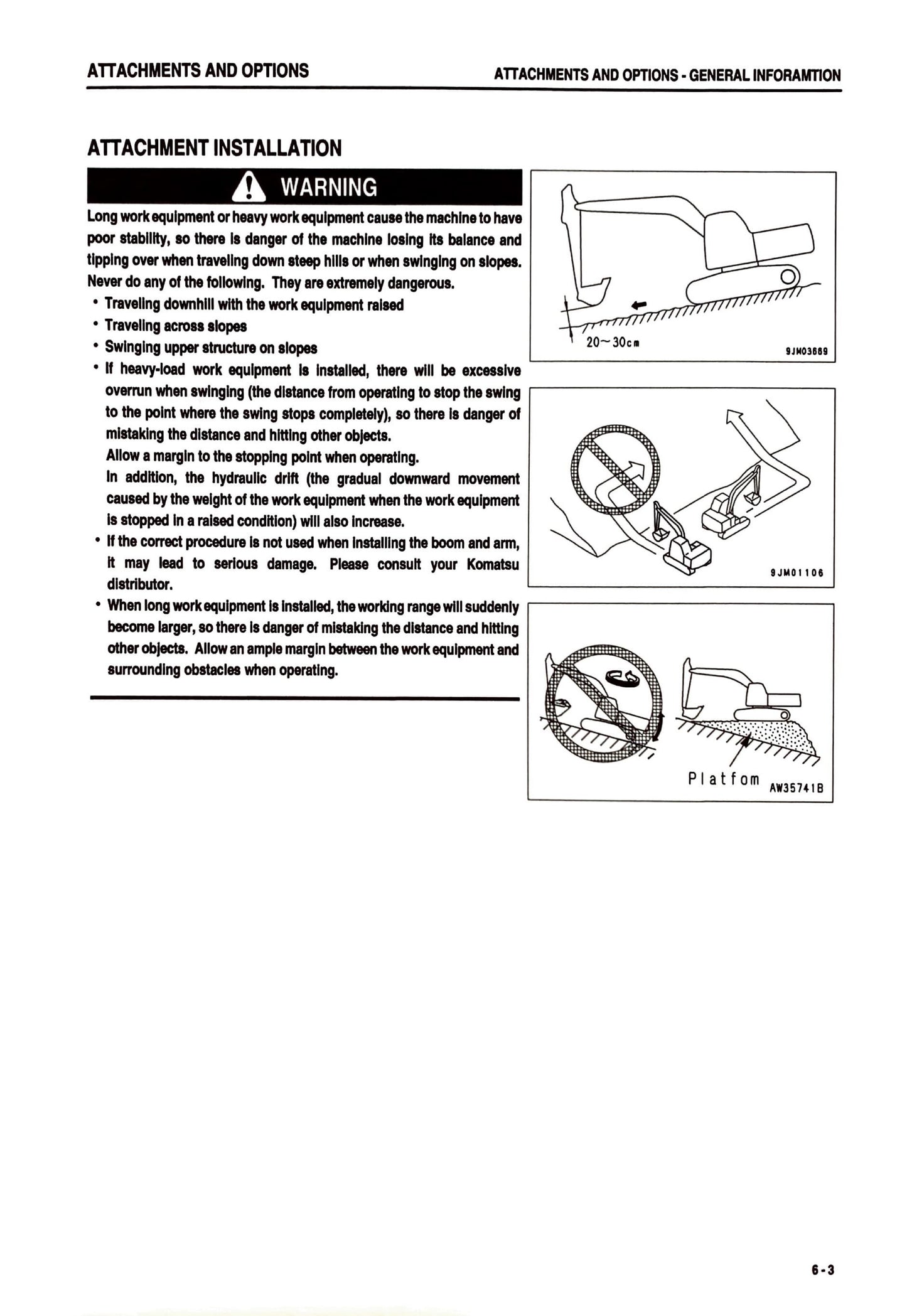 Komatsu PC138US-2, PC138USLC-2 Hydraulic Excavator Operation and Maintenance Manual - SEAM035409T Digital version