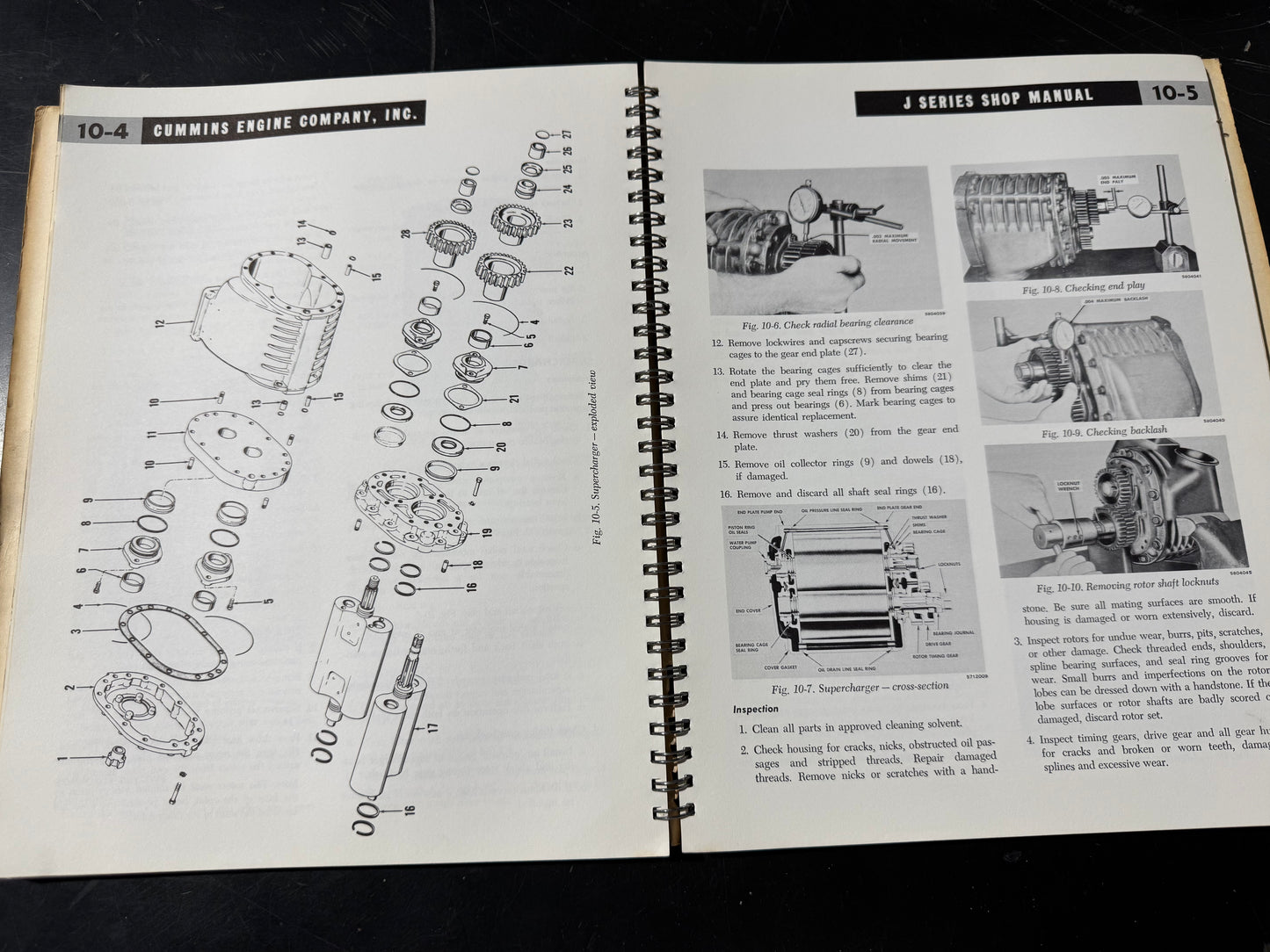 Cummins J series diesel engine Shop manual - physical product