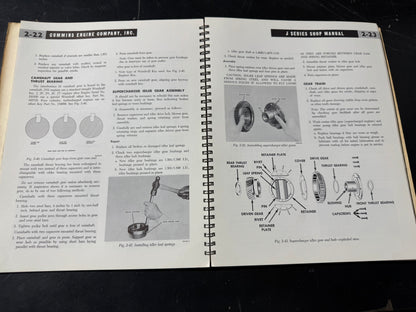 Cummins J series diesel engine Shop manual - physical product