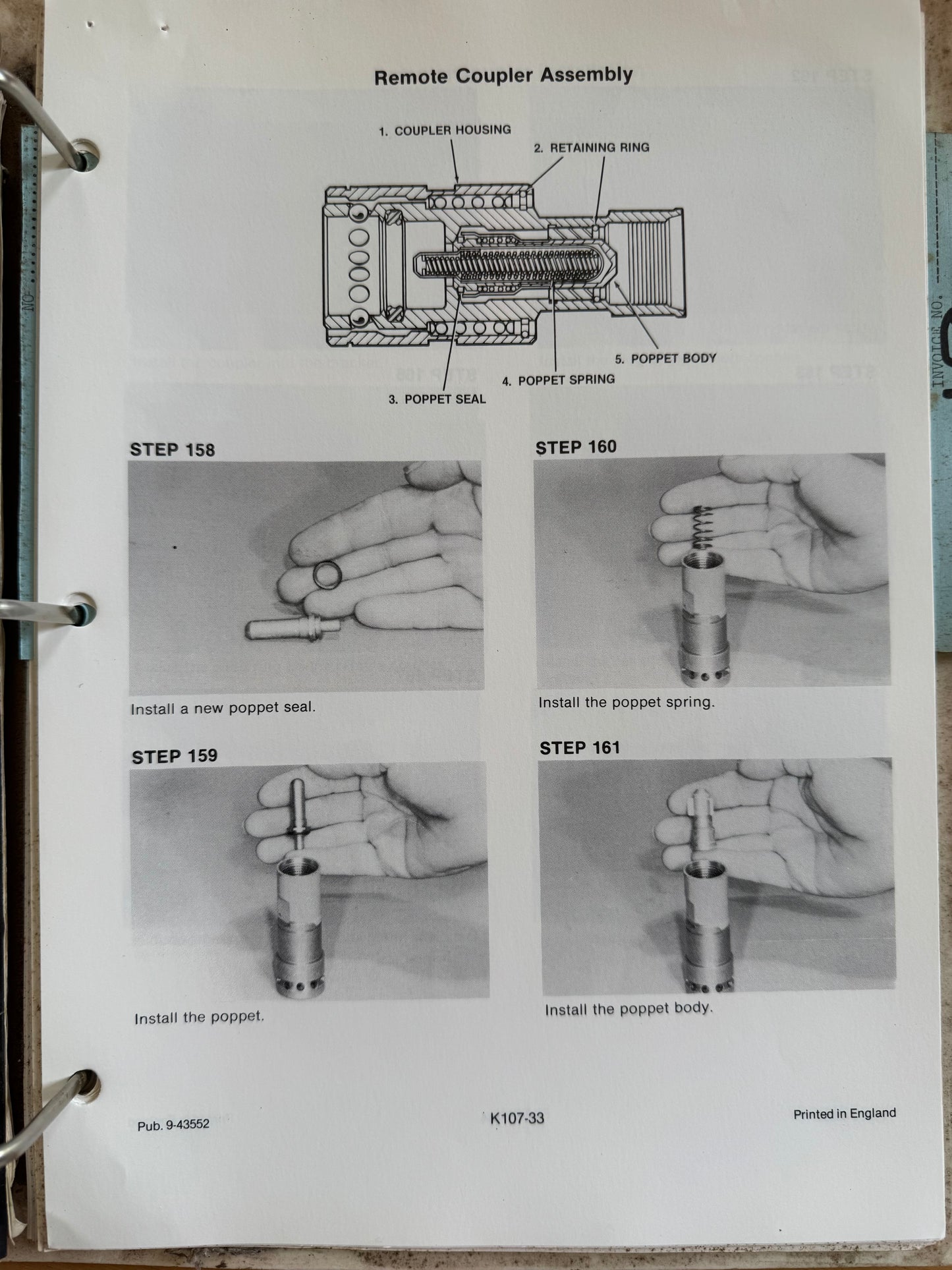 David Brown (Case) 1490 and 1690 tractors Service  manual - physical product