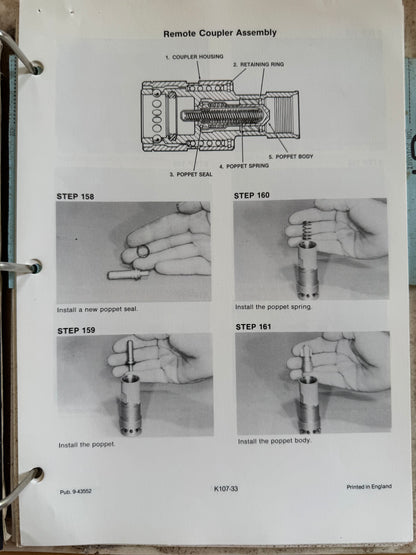 David Brown (Case) 1490 and 1690 tractors Service  manual - physical product