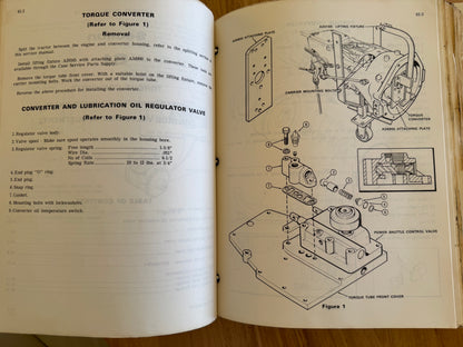 Case 580CK Loader Backhoe and Forklift Service  manual - physical product