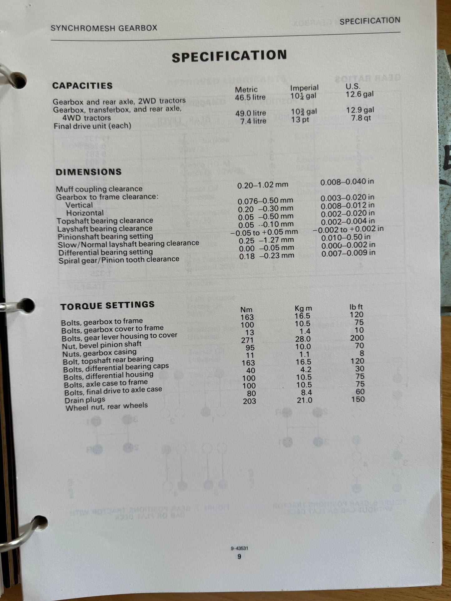 David Brown (Case) 1490 and 1690 tractors Service  manual - physical product