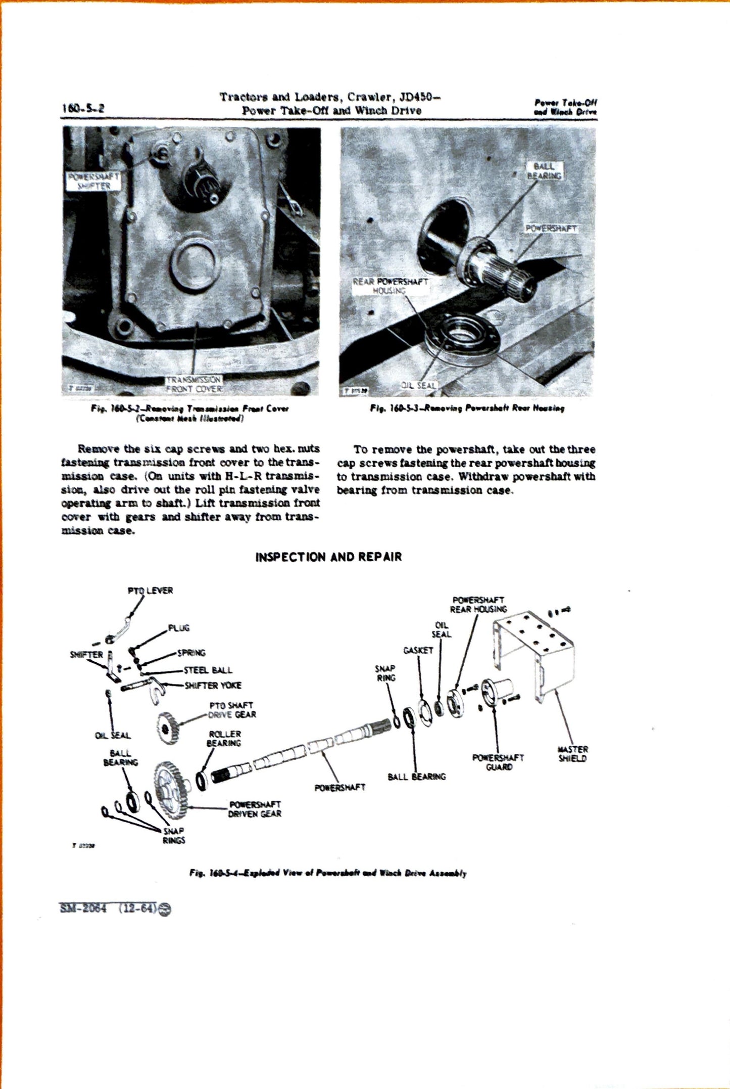 John Deere JD450 Crawler Tractors Crawler Loaders Service Manual SM2064 - digital version