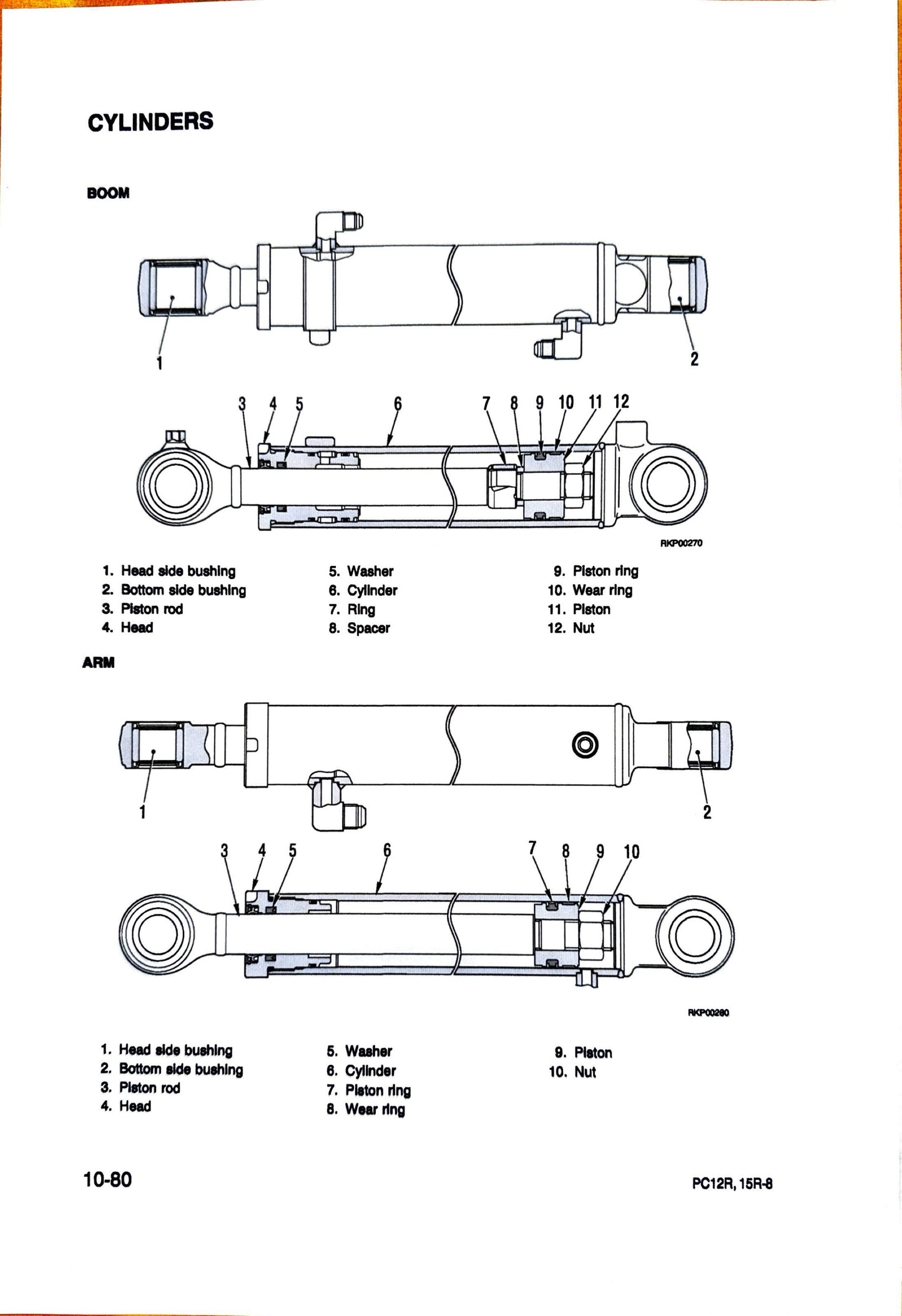 Komatsu PC12R-8 and PC15R-8 hydraulic excavators Shop manual - digital version. WEBM000100