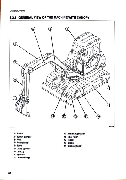 Komatsu PC27R-8 Deluxe hydraulic excavator Operation and Maintenance manual - digital version