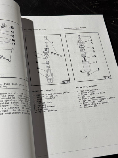 Zetor 3320 - 6340 Tractor workshop manual - physical product