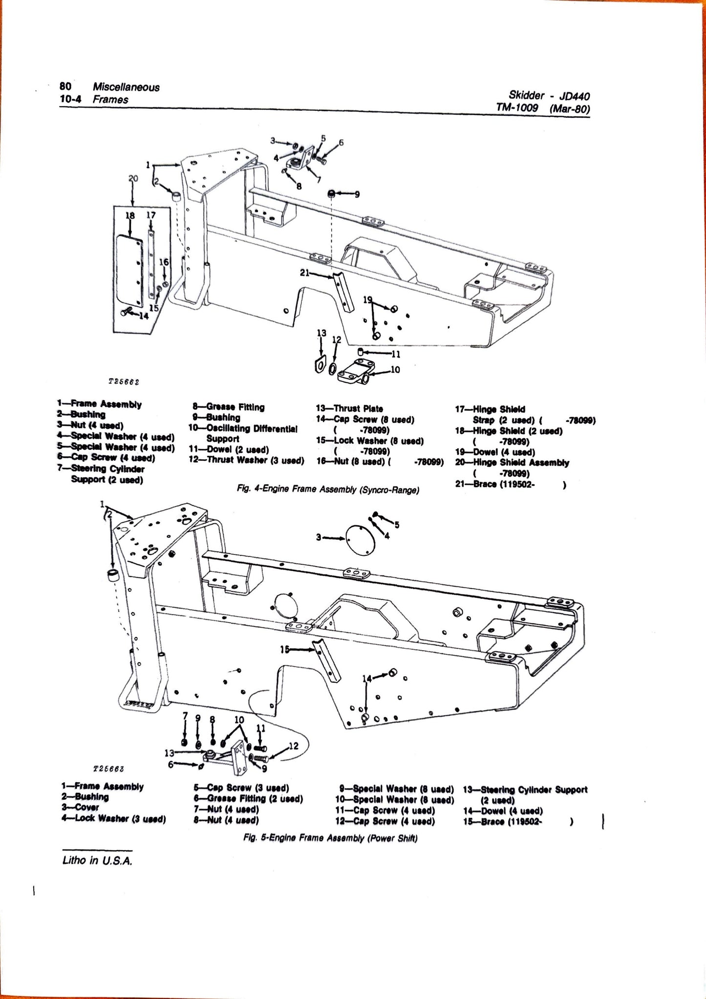 John Deere 440, 440 series-A and 440-B skidders Technical Manual TM1009 - digital version