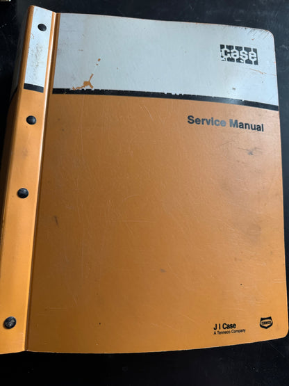 Case 1818 Uni-loader service manual BUR 8-66100- physical product