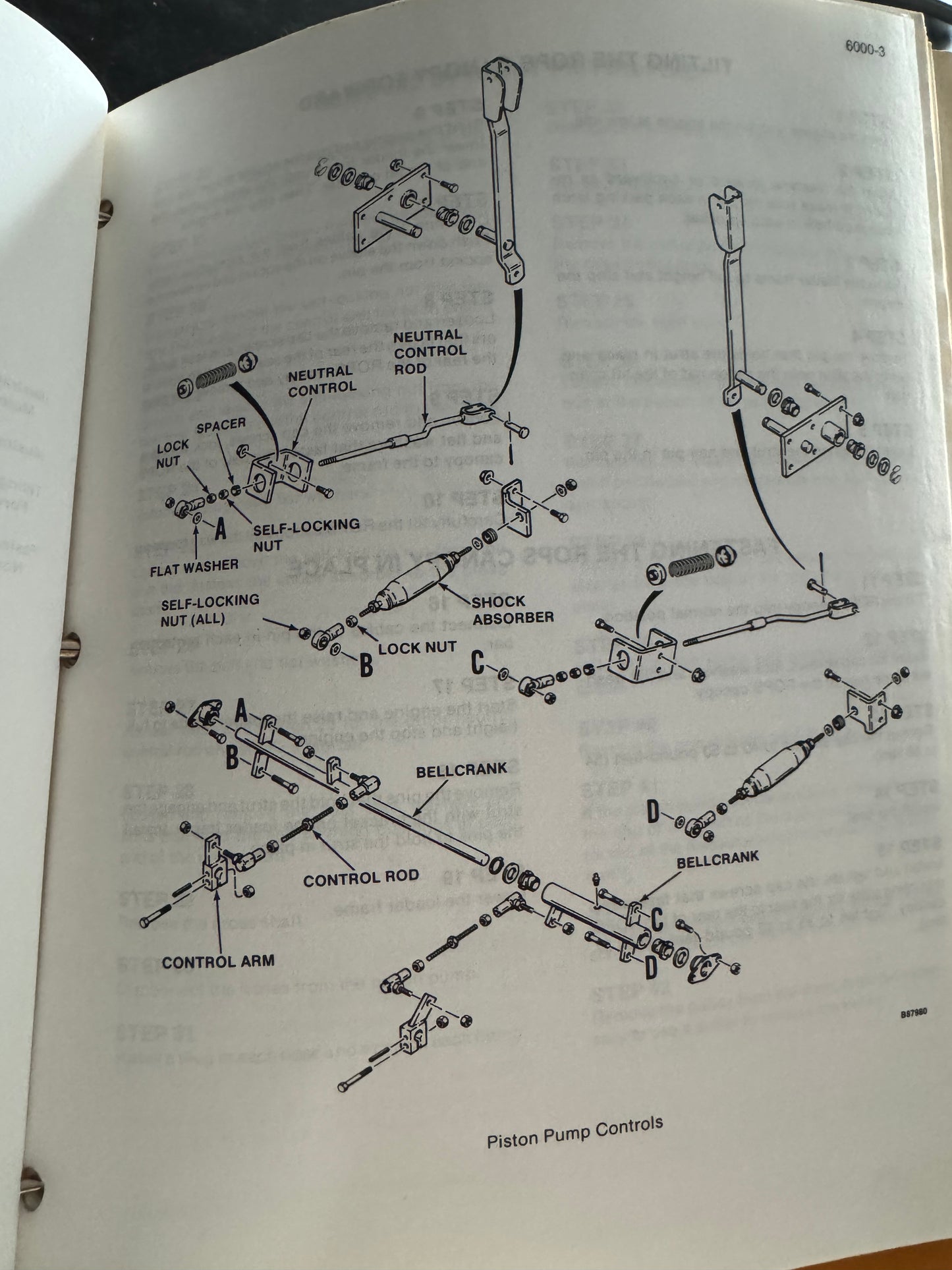 Case 1818 Uni-loader service manual BUR 8-66100- physical product