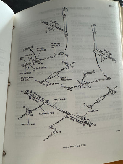 Case 1818 Uni-loader service manual BUR 8-66100- physical product