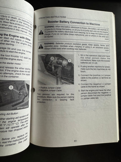 Case 570LXT Loader/Loader Landscaper Operator's manual Bur 9-25890 - physical product
