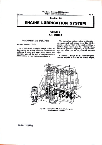 John Deere Series 2000 Crawler tractors SM2037 Service Manual - digital version