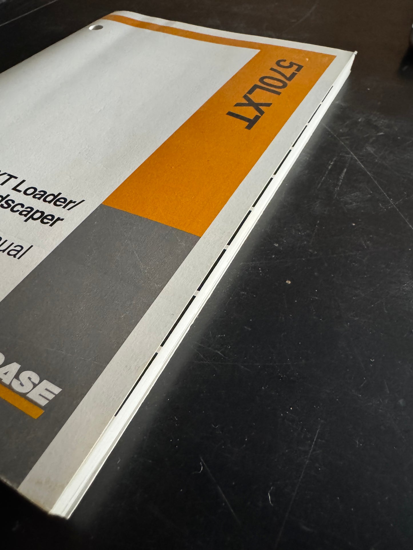 Case 570LXT Loader/Loader Landscaper Operator's manual Bur 9-25890 - physical product