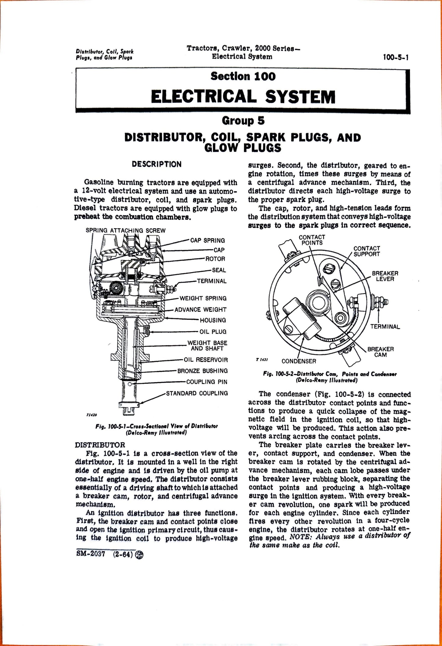 John Deere Series 2000 Crawler tractors SM2037 Service Manual - digital version