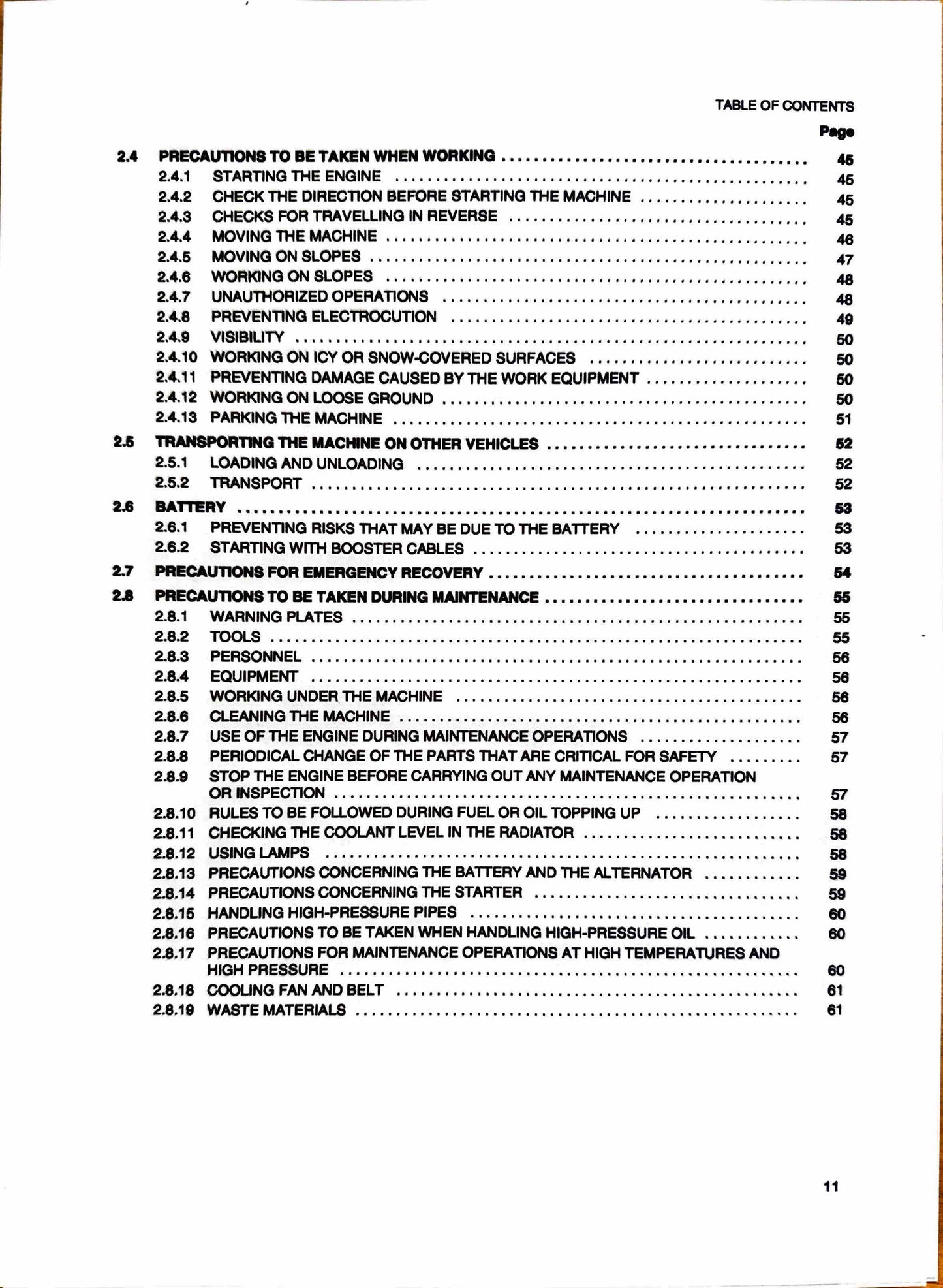 Komatsu PC27R-8 hydraulic excavator Operation and Maintenance manual WEAM003100- digital version