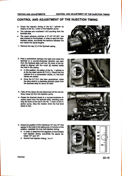 Komatsu PC27R-8 hydraulic excavator Shop Manual  WEBM002900 - digital version