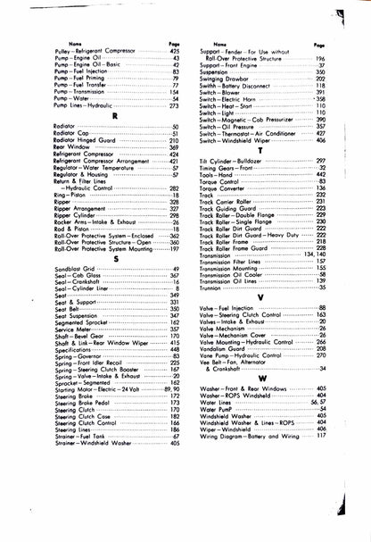 Caterpillar D4E Tractor Parts manual - digital version