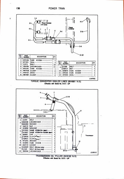Caterpillar D4E Tractor Parts manual - digital version