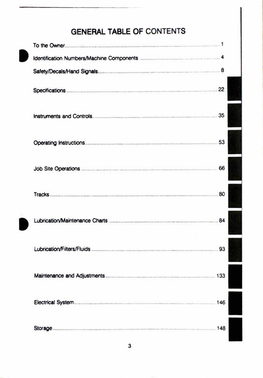 Case 1150E/1155E Crawler Operator's manual Bur 9-9942 - digital product