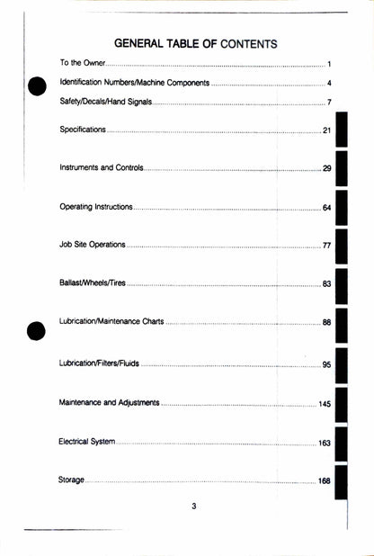 Case 821 Loader Operator's manual Bur 9-15240 - digital product