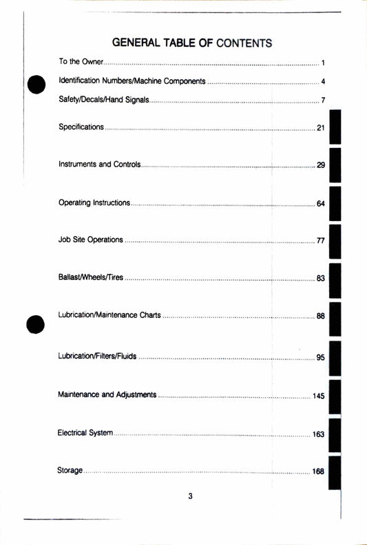 Case 821 Loader Operator's manual Bur 9-15240 - digital product