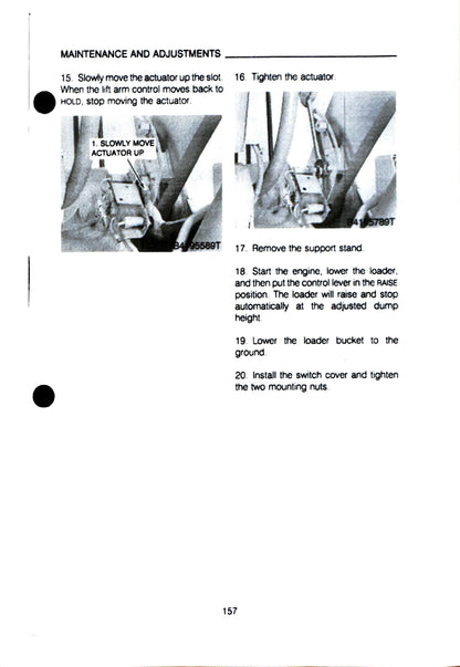 Case 821 Loader Operator's manual Bur 9-15240 - digital product