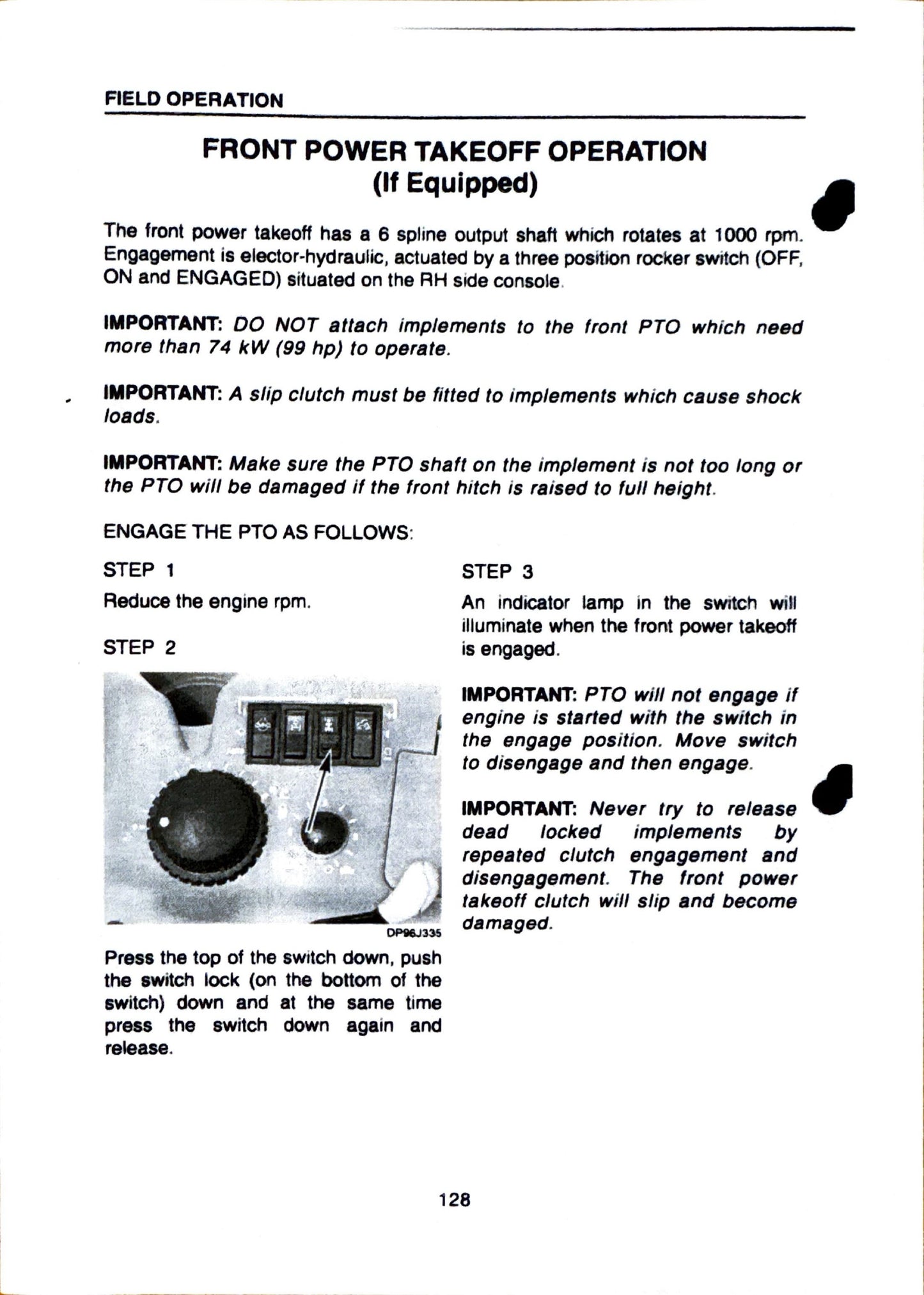 Case MX100, MX110, MX120, MX135 Tractors Operators Manual  Don 9-78361- digital product
