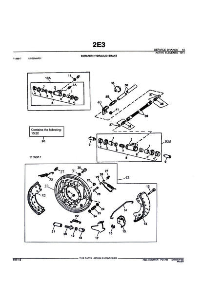 John Deere 762A Scraper - Parts catalog - PC1793 digital version