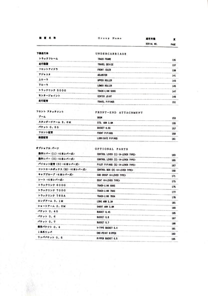 Hitachi EX150 Excavator Parts Catalog  P133-1-7 Digital version