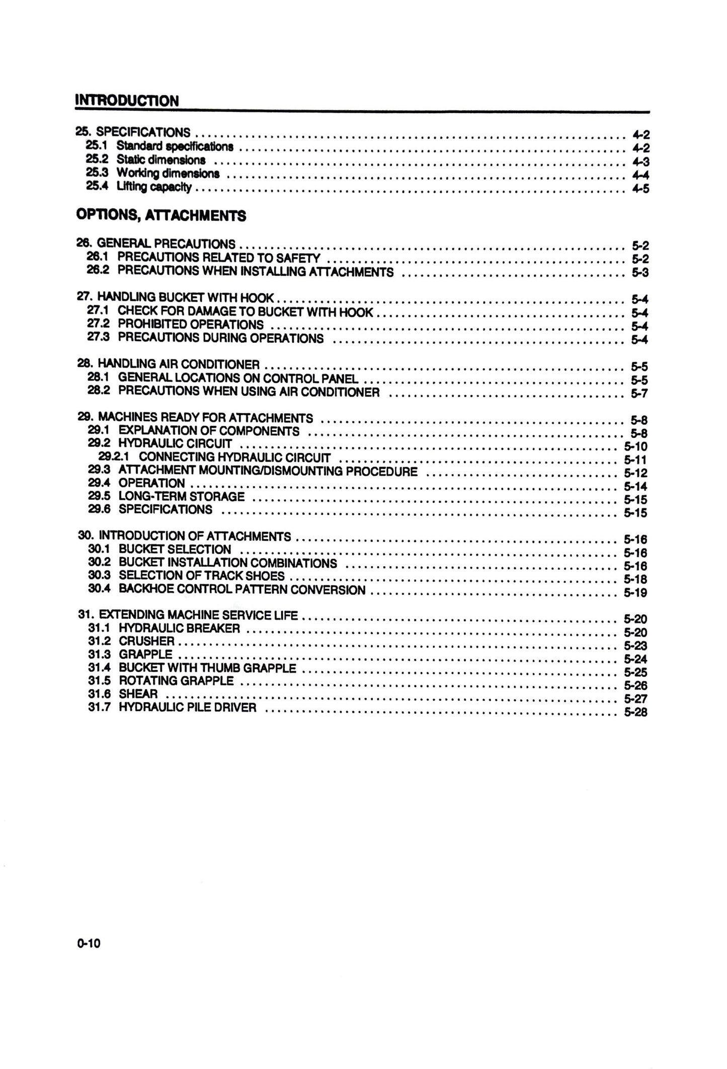 Komatsu PC200Z-6LE Hydraulic Excavator Operation & Maintenance Manual - CEAM001800  Digital version