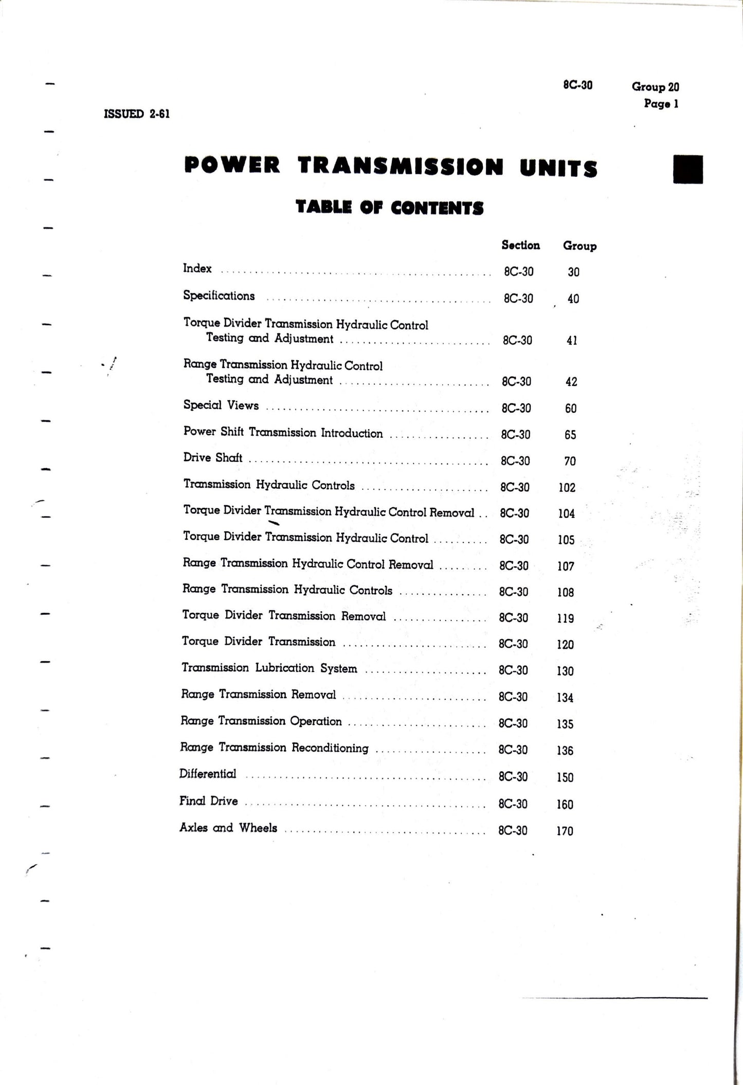 Caterpillar 631B Service manual - s/n 13G1 and up - digital version