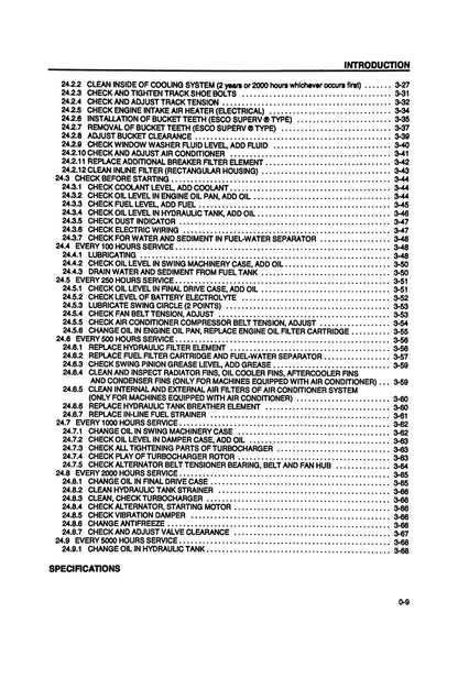 Komatsu PC200Z-6LE Hydraulic Excavator Operation & Maintenance Manual - CEAM001800  Digital version