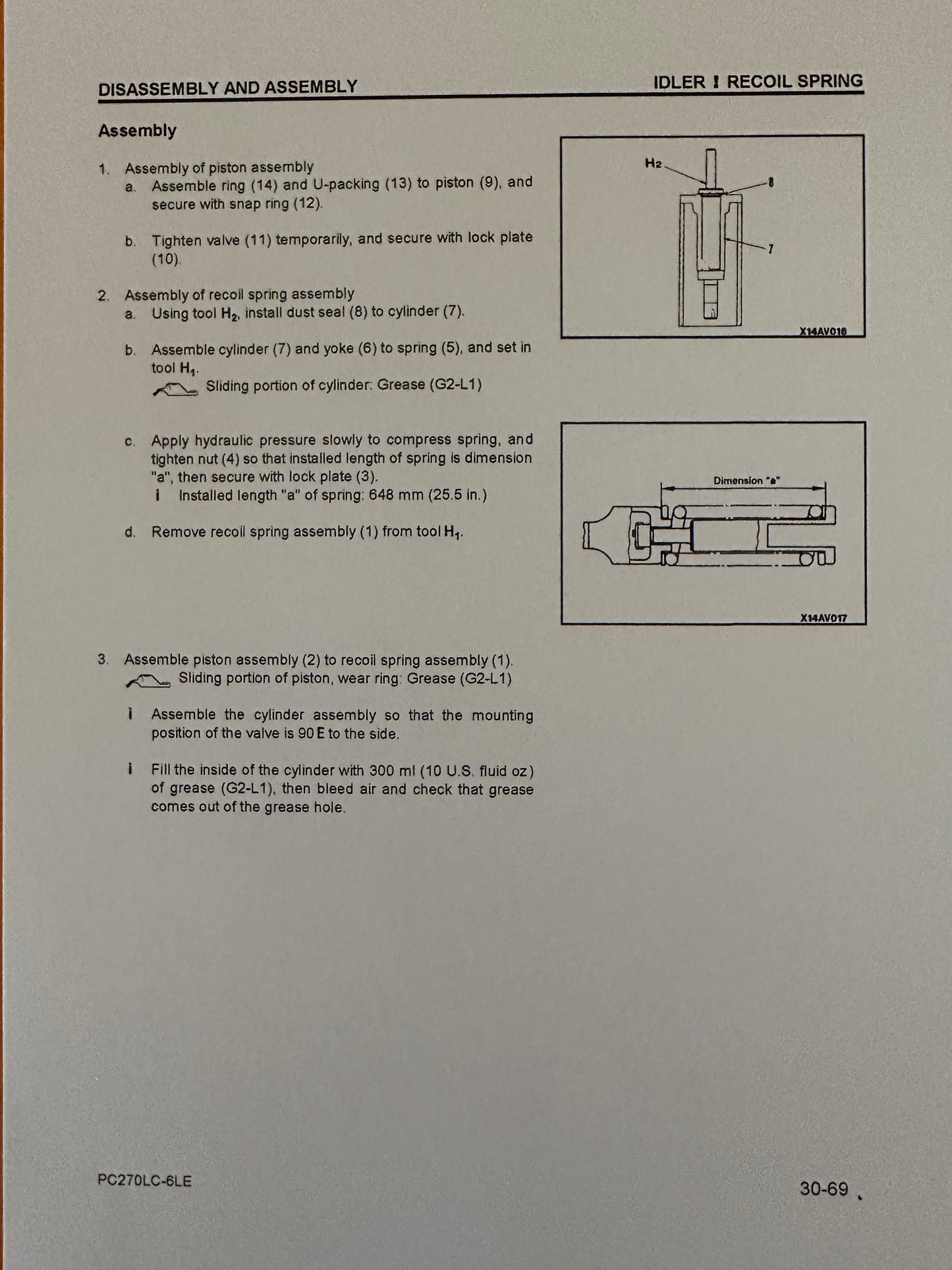 Komatsu PC270LC-6LE Hydraulic Excavator s/n A83001 and up -  Shop Manual - CEBM003001 Digital version